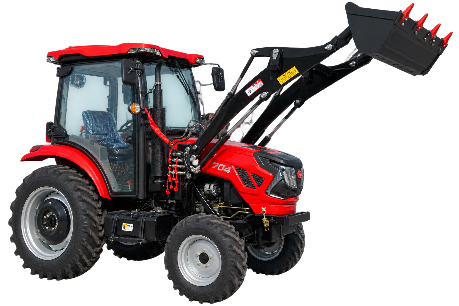 TE 704 fülkés traktor